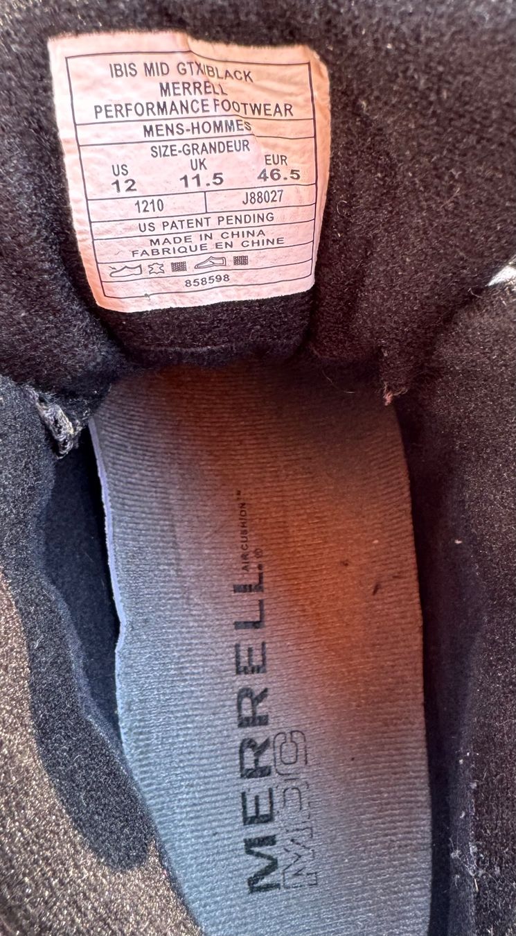 Merrell Chaussures hommes: Merell Wander-/Turnschuh Grösse 46,5 – D'occasion à St. Gallen par Deane 3