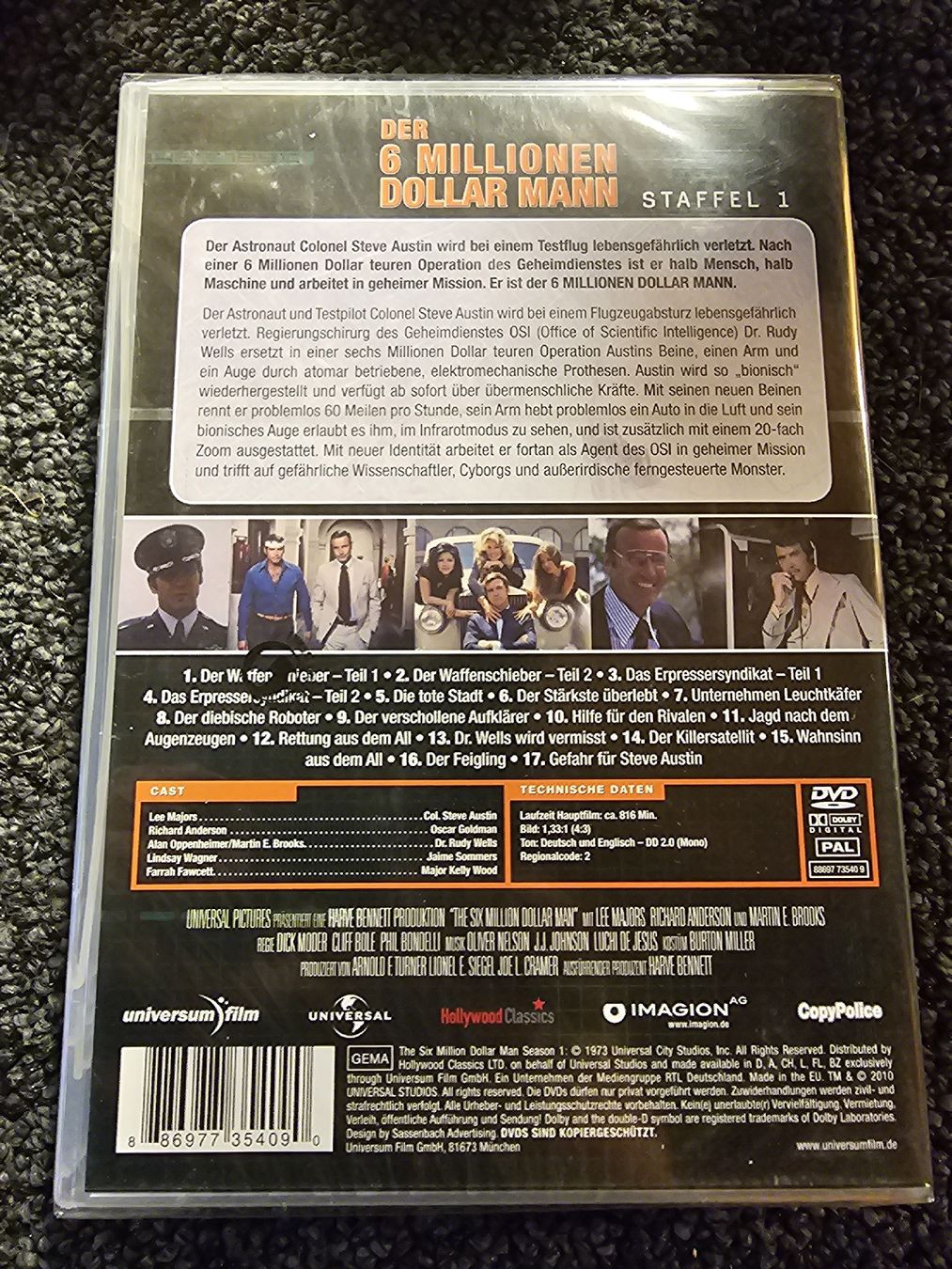 Alle DVDs: Der 6-Millionen-Dollar-Mann Staffel 1 – Neu und originalverpackt aus Ruswil von jan_bxl5 1