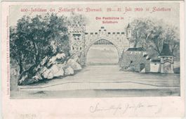 SO 57 Dornach Festkarte 400-Jubiläum der Schlacht 1899