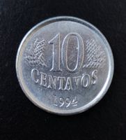 10 Centavos Münze Brasilien 1994