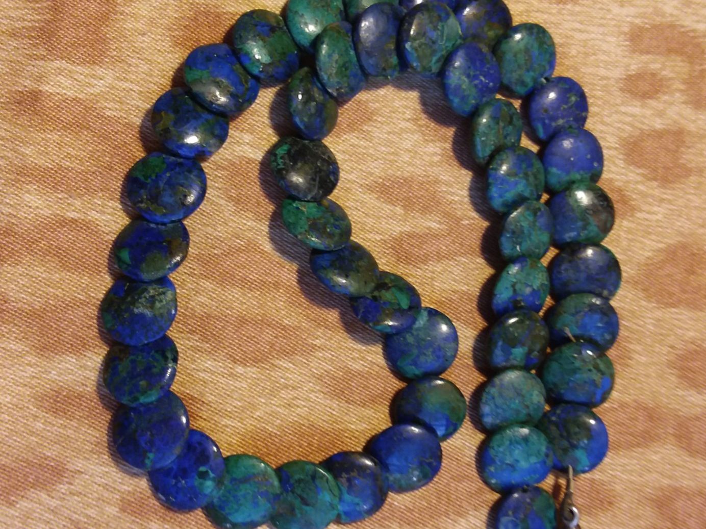 Catenine: Wunderschönes Azurit-Malachit Collier Halskette – Usato da Zürich venduto da sanwit 4