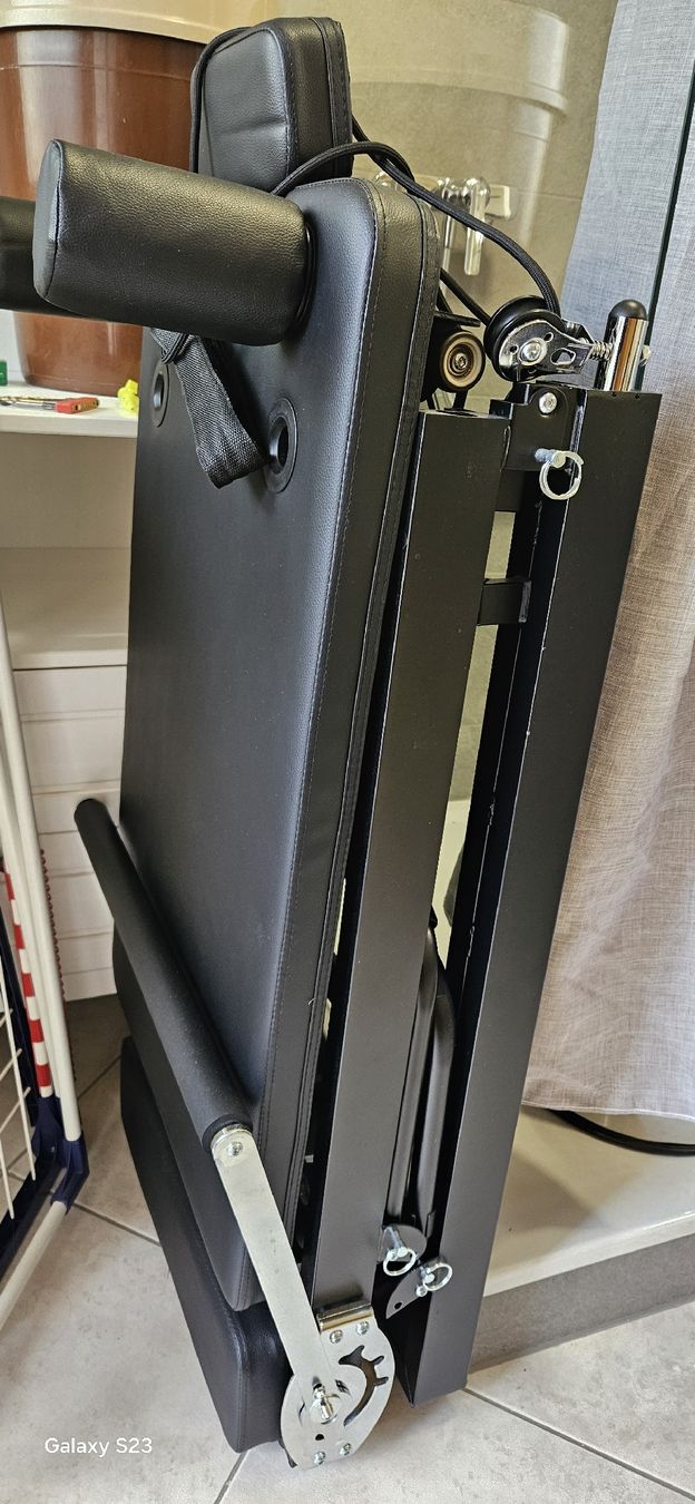 Aldi Hometrainer: Pilates Reformer Studio Gerät schwarz neuwertig – Gebraucht aus Heiligkreuz (Mels) von sommerluft 3