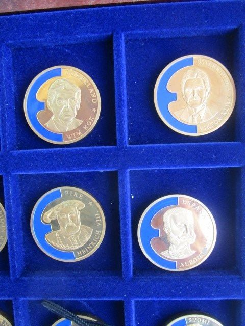 Medaglie: 12 X Euopa Staatsmänner Könige - 1998 - PP – Nuovo (secondo la descrizione) da Luzern venduto da Horoskop1 4