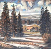 LES PEINTRES SUISSES - Charles Huguenin