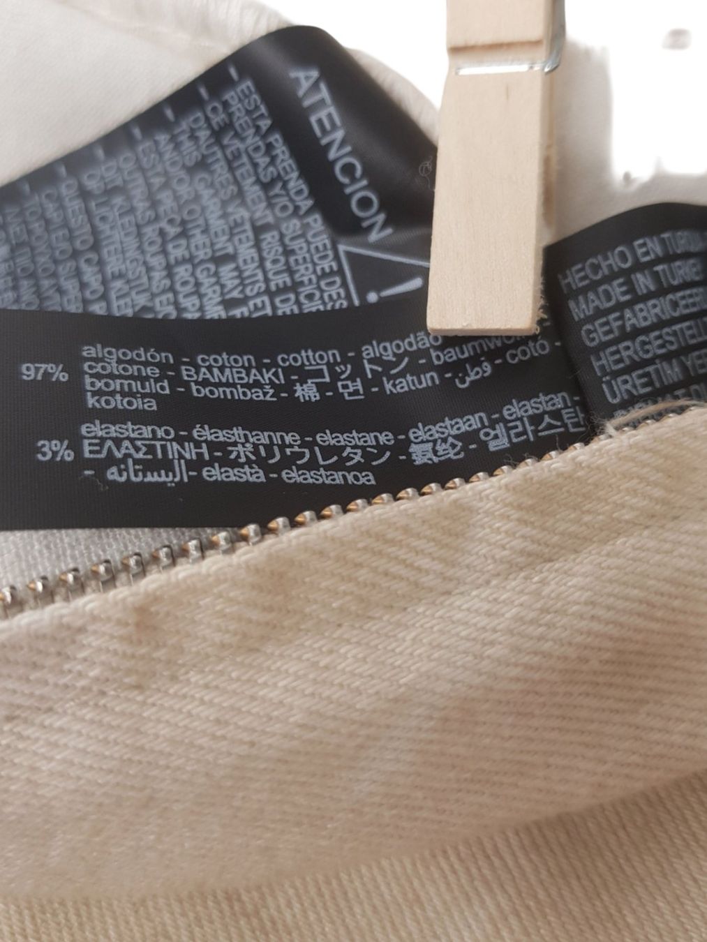 Zara Vestiti: ZARA halterloses Jeans-Kleid beige Gr. M – Usato da Suhr venduto da Restwert_Suhr 6