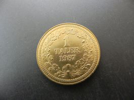 Medaille Zofingen 1 Taler 1987