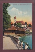 THUN - Alte Schleussenbrücke - Kirche
