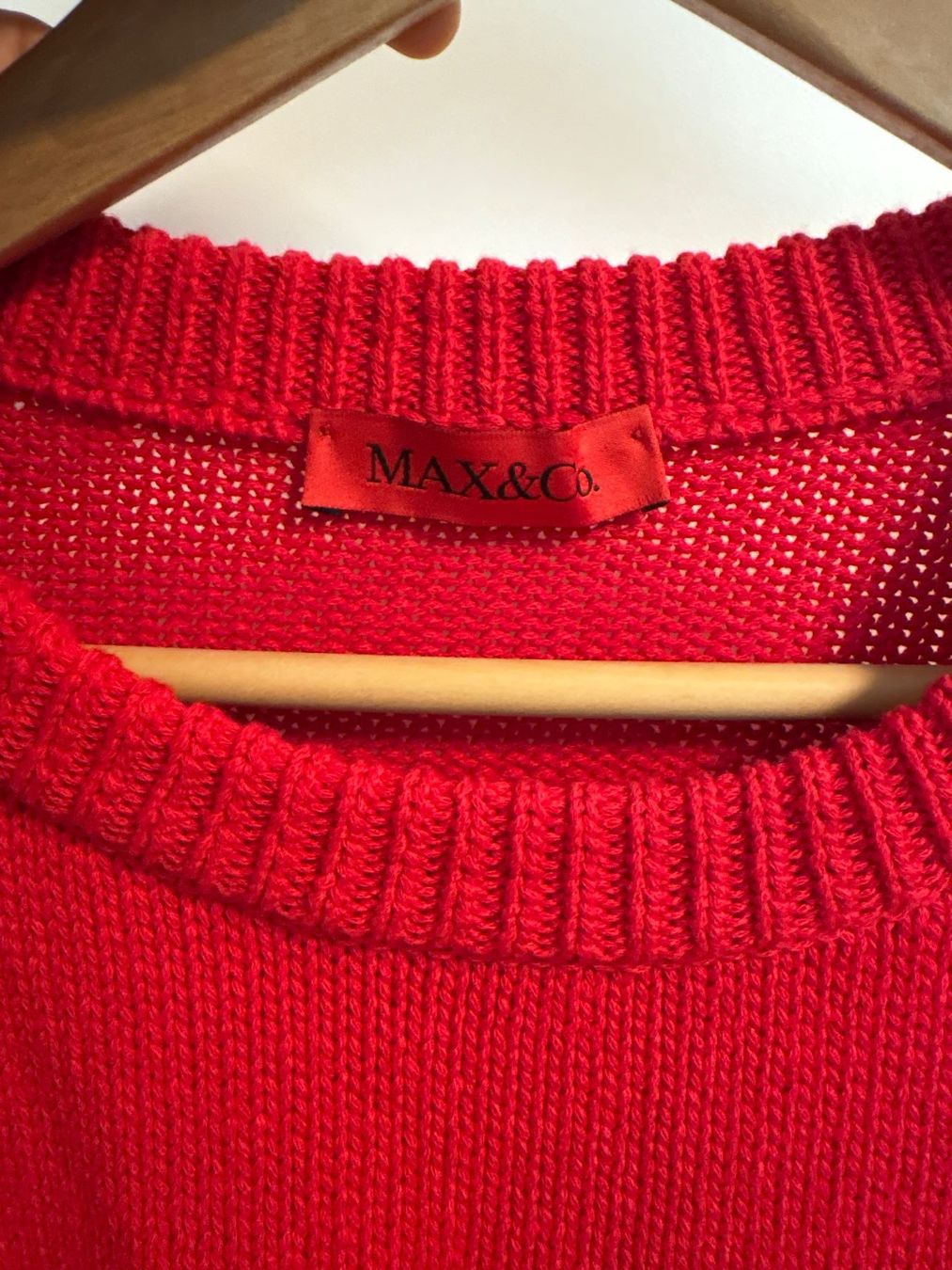 Max Mara Maglioni & Felpe: Roter Max&Co. Strickpullover, Grösse M, Top Zustand! – Usato da Mellingen venduto da mus_n5hr 2