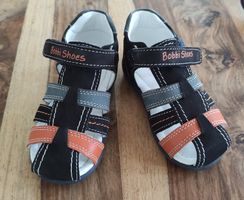 Sandalen Bobbi Shoes Grösse 21 schwarz/grau/organe