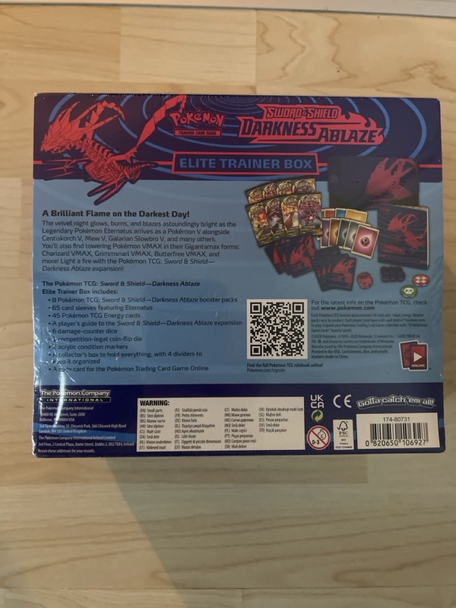 Pokémon Carte collezionabili: Pokemon Darkness Ablaze Trainer Box – Nuovo e nell'imballaggio originale da Hubersdorf venduto da Der_sammel_shop 1