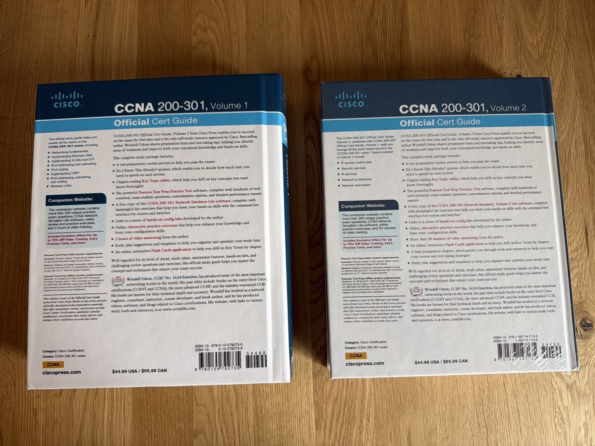 Libri: CCNA 200-301 Official Cert Guide Bundle Volumes 1 & 2 – Nuovo e nell'imballaggio originale da Hauptwil venduto da Tifosi92 1