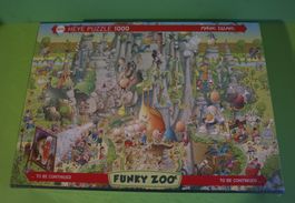 PUZZLE FUNKY ZOO"JURASSIC HABITAT"MARINO DEGANO V. HEYE 1000
