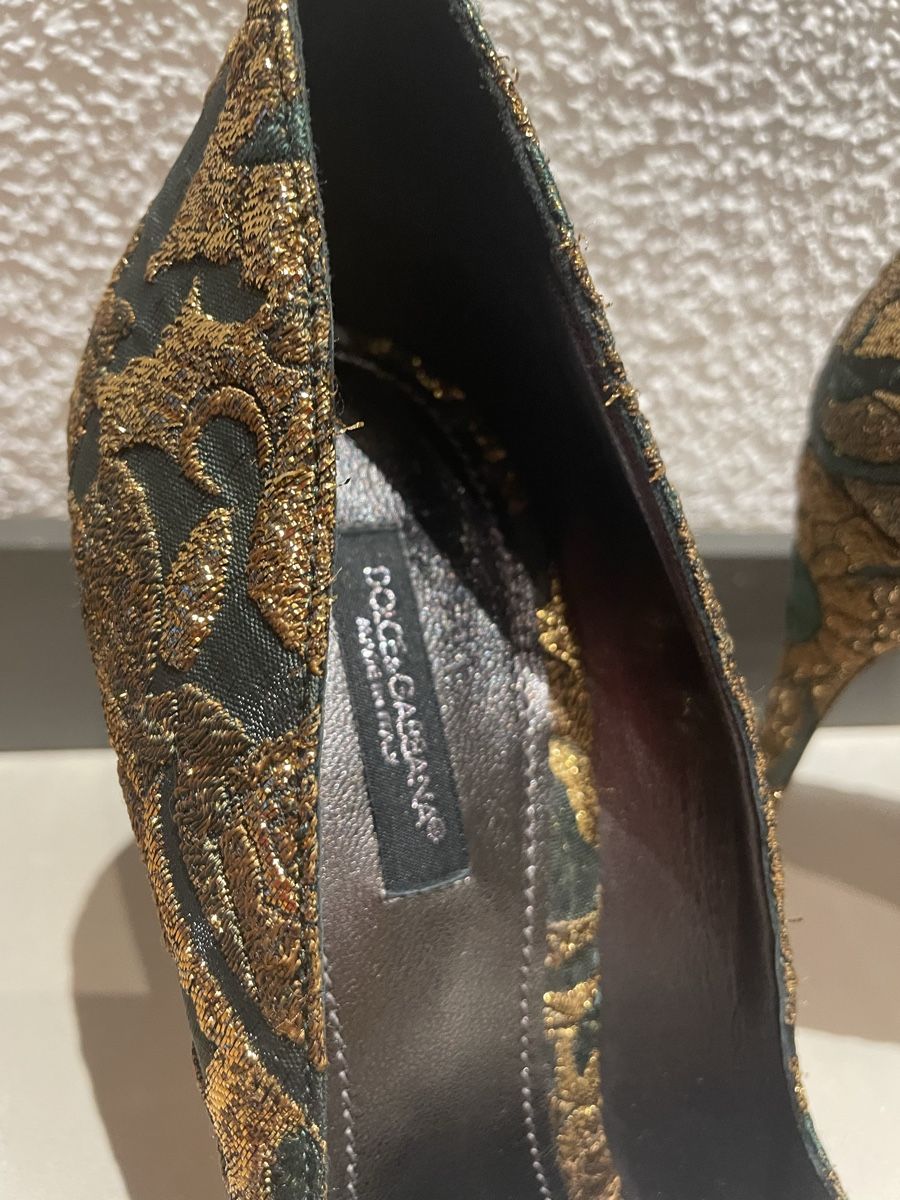 Dolce & Gabbana Scarpe da donna: Dolce & Gabbana heels, gold pattern, size 40 – Nuovo (secondo la descrizione) da Zürich venduto da Nat1978 2