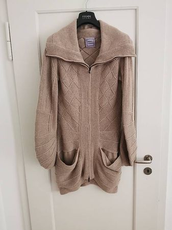 Hervé Léger Strickjacke  Beige/Camel. Gr.M