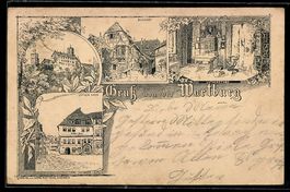 Litho Ganzsache PP9 F101 /03: Wartburg, 