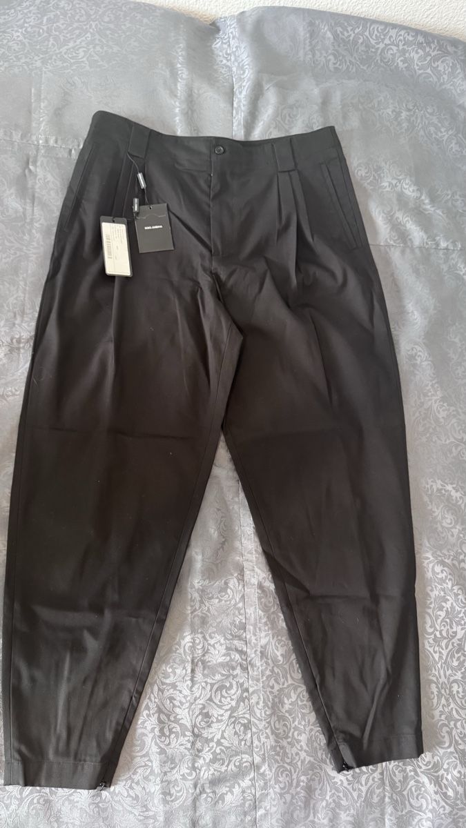 Dolce & Gabbana Pantaloni: Dolce & Gabbana Höse - Black - Size 52 - New – Nuovo e nell'imballaggio originale da Brugg AG venduto da GiovanniVercetti