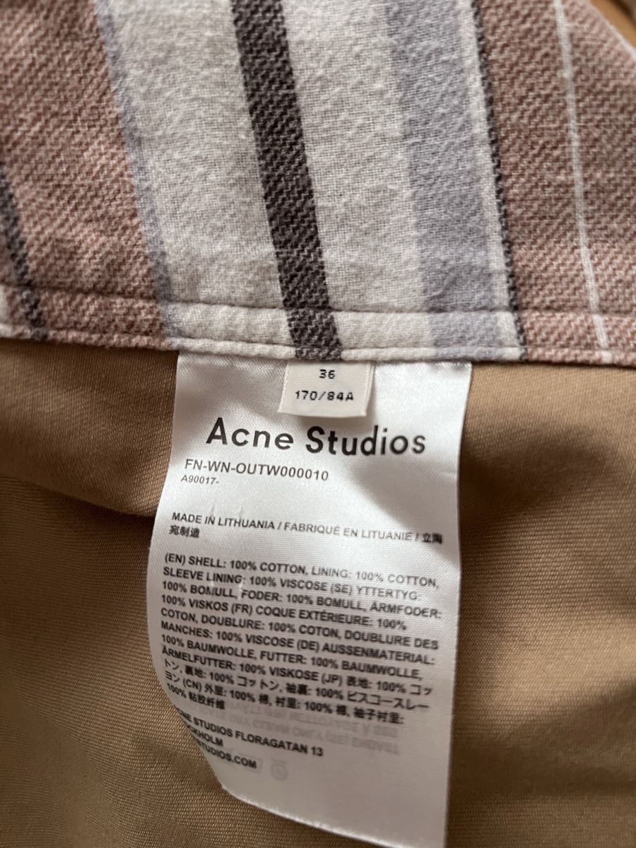 Acne Studios Cappotti: Acne Studios Trenchcoat  – Nuovo (secondo la descrizione) da Zürich venduto da nal_dp7p 9