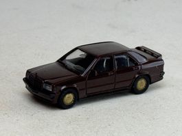 VE- Herpa Mercedes 190 E braunrot