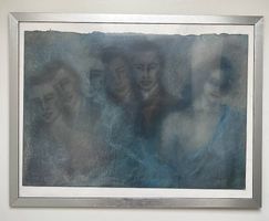 Aquarell von Annagret Hucke 85x65cm