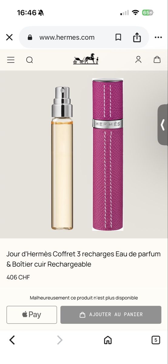Hermès Profumi & Eau de Toilette: Hermes Perfume Case Parfümzerstäuber Leder – Nuovo (secondo la descrizione) da Zollikon venduto da cielles 4