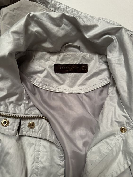 Zara Vestes: Zara Woman Silver Parka, Gr. S – D'occasion à Vesenaz par nat_mq8l 2