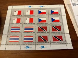Briefmarken Thailand Malta Tschechoslowakei Trinidad UNO