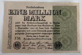 Deutschland 1 Millionen Mark 1923