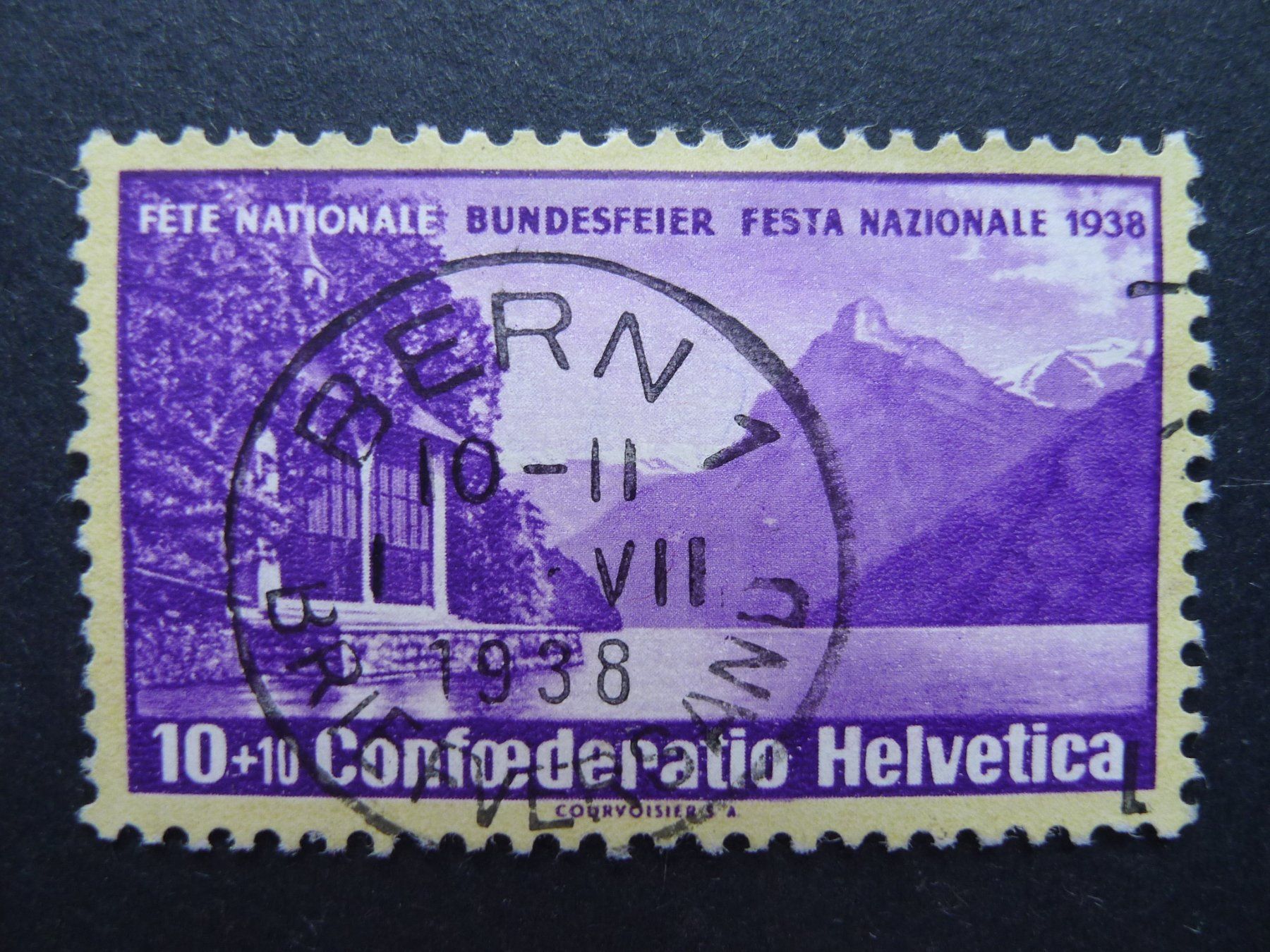 Tutti i francobolli: 1938 Nr. B1y mit Vollstempel BERN – Usato da Dagmersellen venduto da wyss1982