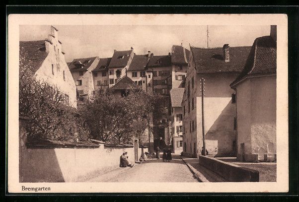 Ansichtskarten: AK Bremgarten /AG, Strassenpartie – Gebraucht aus Berlin von bartko-reher