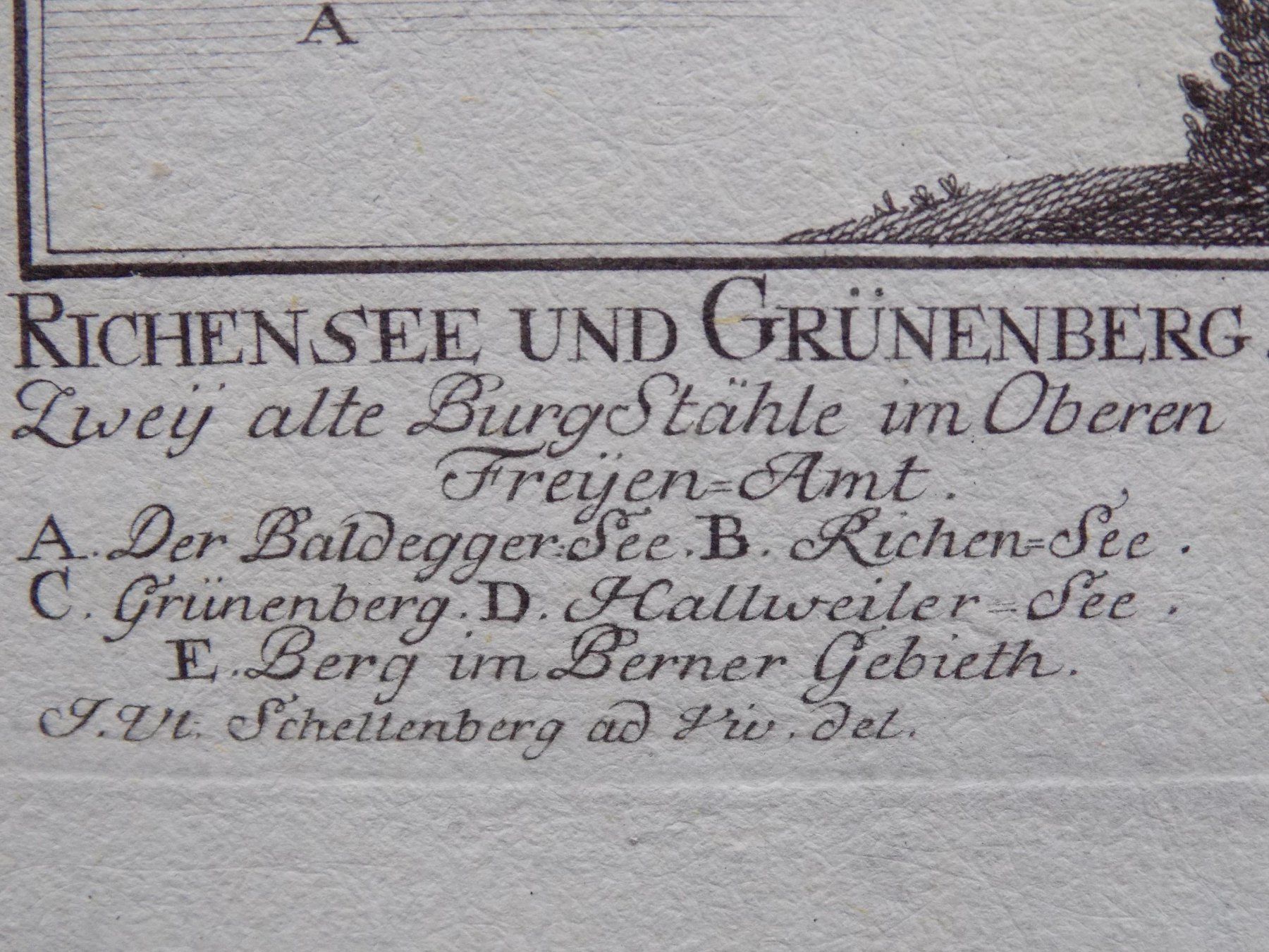 Gravures: Richensee Seetal Baldeggersee – D'occasion à Risch par Rischli15 2