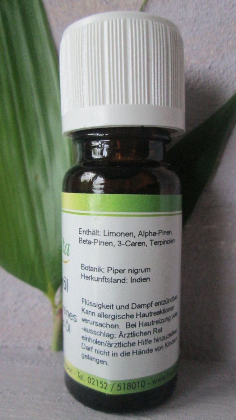 Oli essenziali: ätherisches Pfeffer Öl 100% naturrein 30 – Nuovo e nell'imballaggio originale da Drochtersen venduto da Simonchen 1