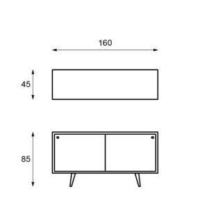 Credenze: Mango Sideboard Massive 160cm / Lagerausverkauf – Usato da Schwerzenbach venduto da Mixi2018 5