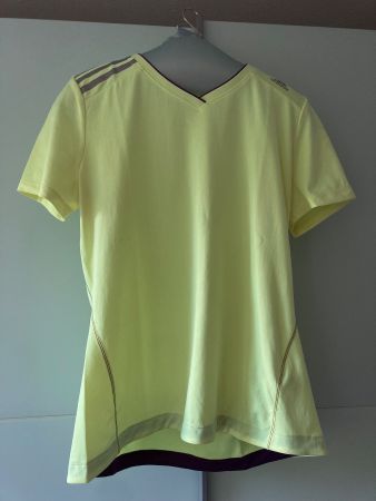 Adidas Damen Sport-Shirt / Gr. L / Gelb / atmungsaktiv / Neu