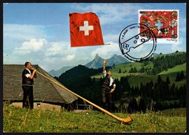 Maximumkarte Pro Patria - Schweizer Kulturgut