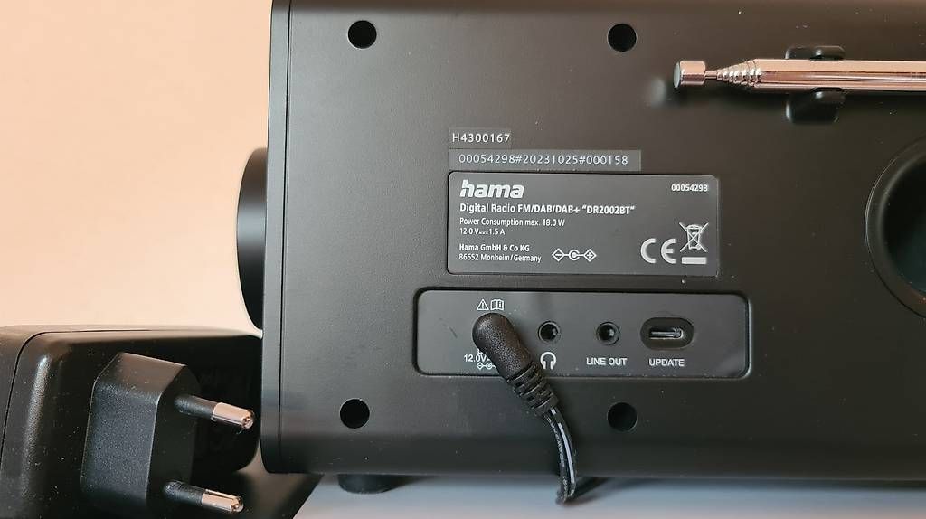 Hama Radio: Digital radio HAMA DR2002BT FM, DAB, DAB+, Bluetooth – Nuovo e nell'imballaggio originale da Cudrefin venduto da momopi 2