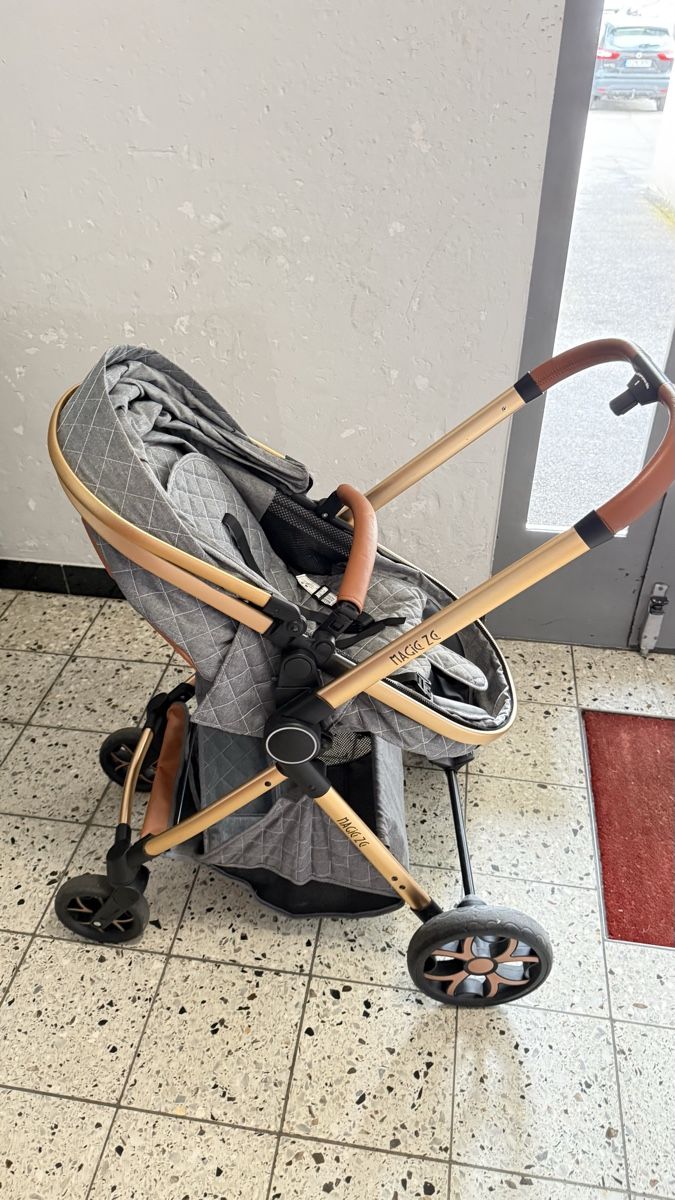 Carrozzine: Kinderwagen 3 in 1 Grau/Gold – Usato da Spreitenbach venduto da dhy_qtm8 1