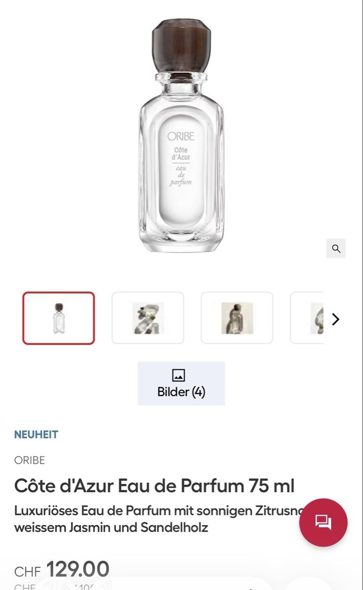 Oribe Profumi & Eau de Toilette: Oribe Cote d Azur Eau de Parfum – Usato da Laufenburg venduto da samba1978 1