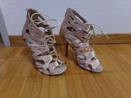 Damen Tanz Schuhe rosa Glitzer CA 38-39