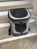 Hunde Rucksack Trixie grau