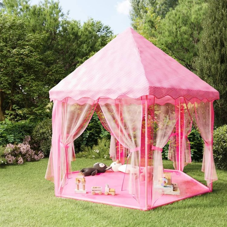 Mnagant Kinder-Prinzessinnenzelt – Eisburg-Spielhaus 132 X 100 Cm – Indoor & Outdoor – Mit Tragetasche – Für Mädchen Ab 3 Jahren