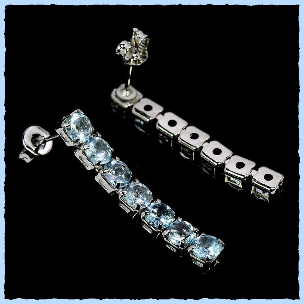 Orecchini pendenti & Orecchini a lobo: Bezaubernde Blau Topas Ohrhänger 925 Silber – Nuovo e nell'imballaggio originale da Oberglatt ZH venduto da Diamond-Girl 1