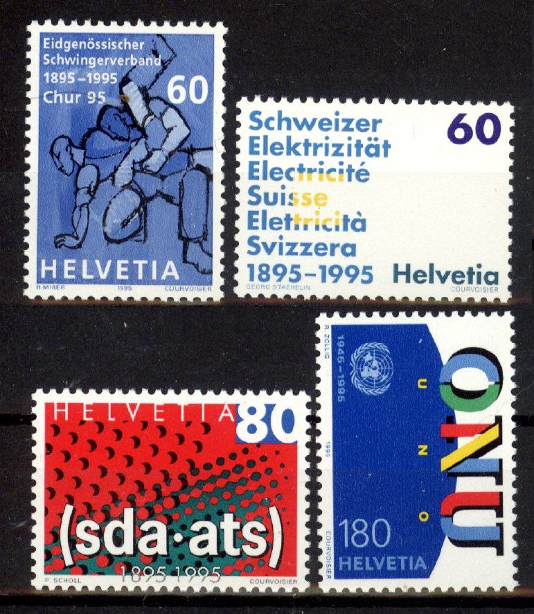 Tutti i francobolli: 1995,  Sonderpostmarken ** – Nuovo (secondo la descrizione) da Willisau venduto da Vollstempel