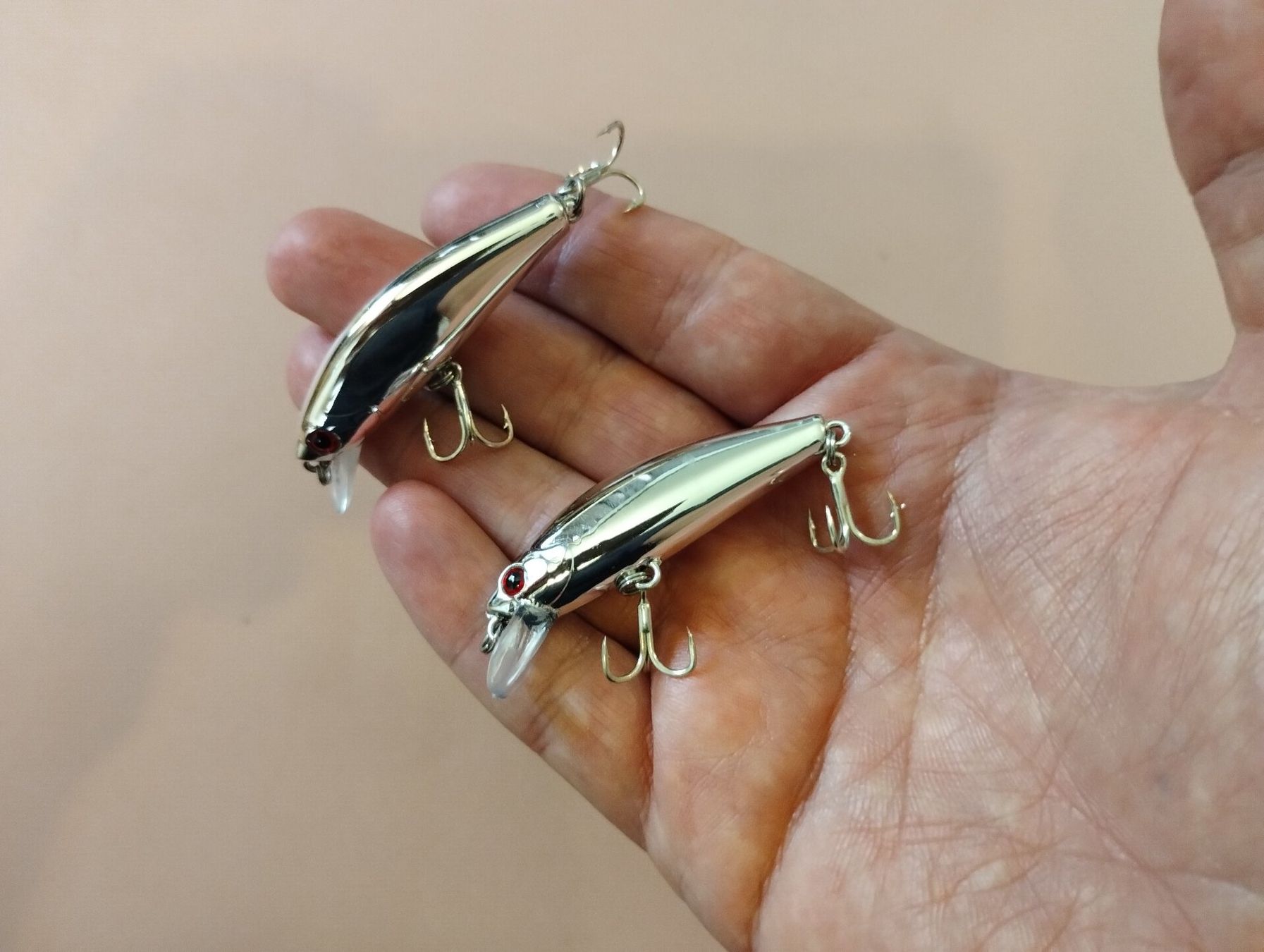 Köder: 10x silberner Angelköder - Appât de pêche argenté – Neu und originalverpackt aus Bremblens von SHOPSPORT 3