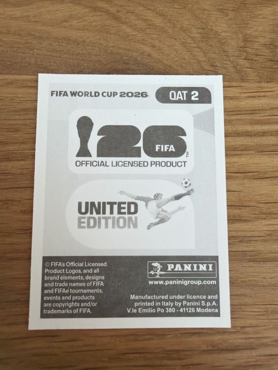 Panini Cartes à collectionner: FIFA WM 2026 sticker M. Barsham QAT 2 – Neuf (Voir description) à Sempach par soj_rk95 1