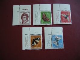 1955, PRO JUVENTUTE SATZ, POSTFRISCH/** mit Tabs