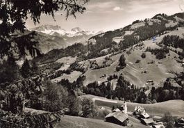 Valzeina (GR) – Blick zur Drusenfluh und Sulzfluh G
