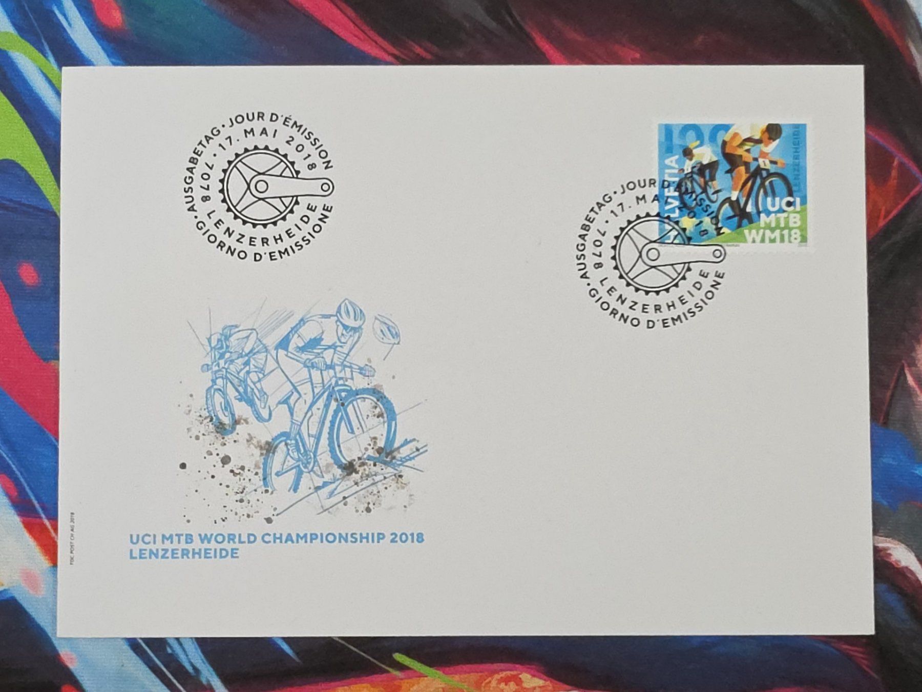 Tutti i francobolli: CL29 Enveloppe + Timbre Suisse 2018 – Usato da Cousset venduto da Patrick_Collections