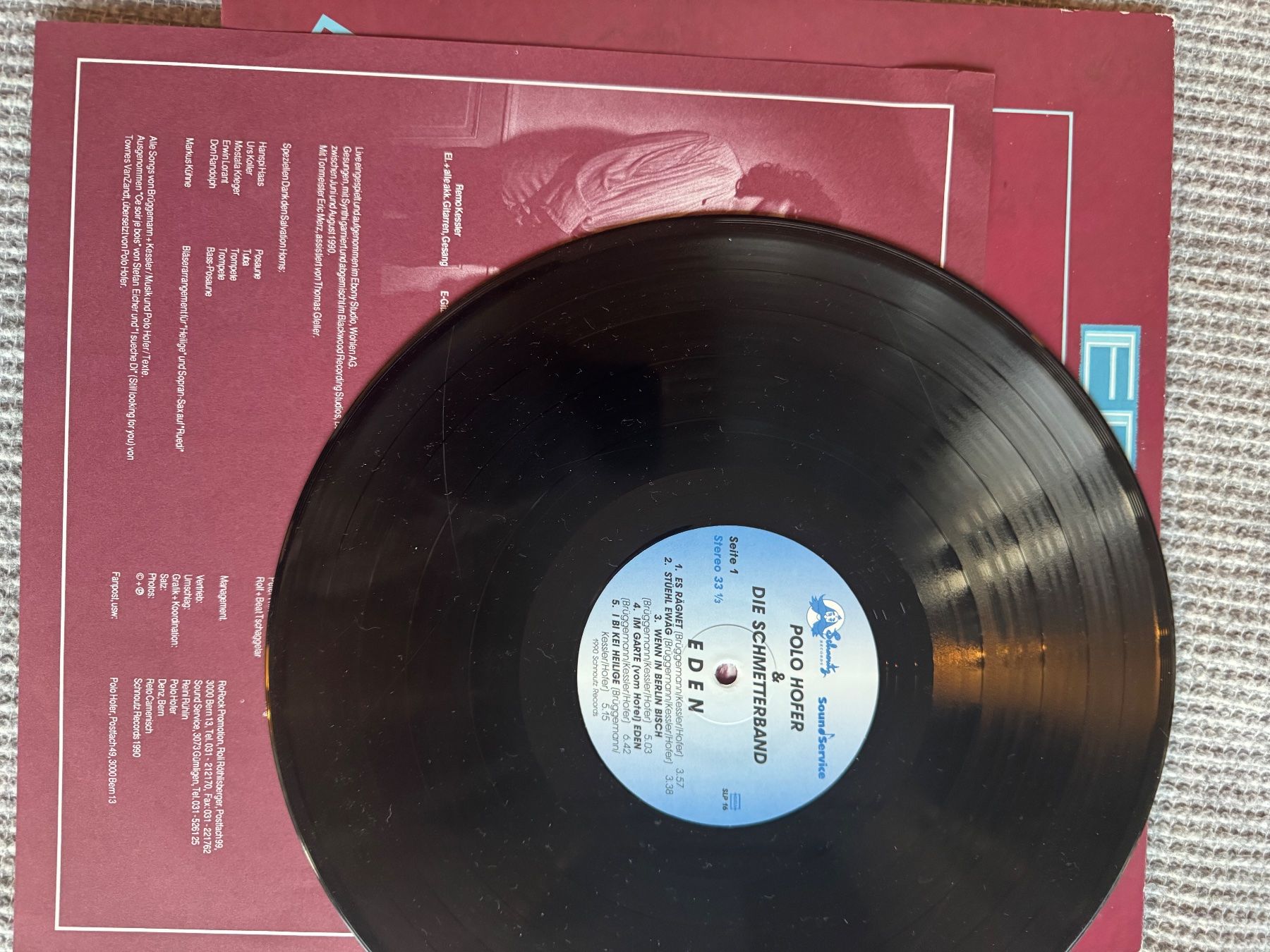 Dischi in vinile: Polo Hofer - Eden - LP - 1990 – Usato da Rorbas venduto da BlackstarRecords 2