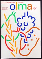 Niklaus Troxler Plakat Olma St. Gallen 1988