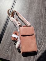 Handytasche Umhängetasche rosa neu mit zwei Riemen